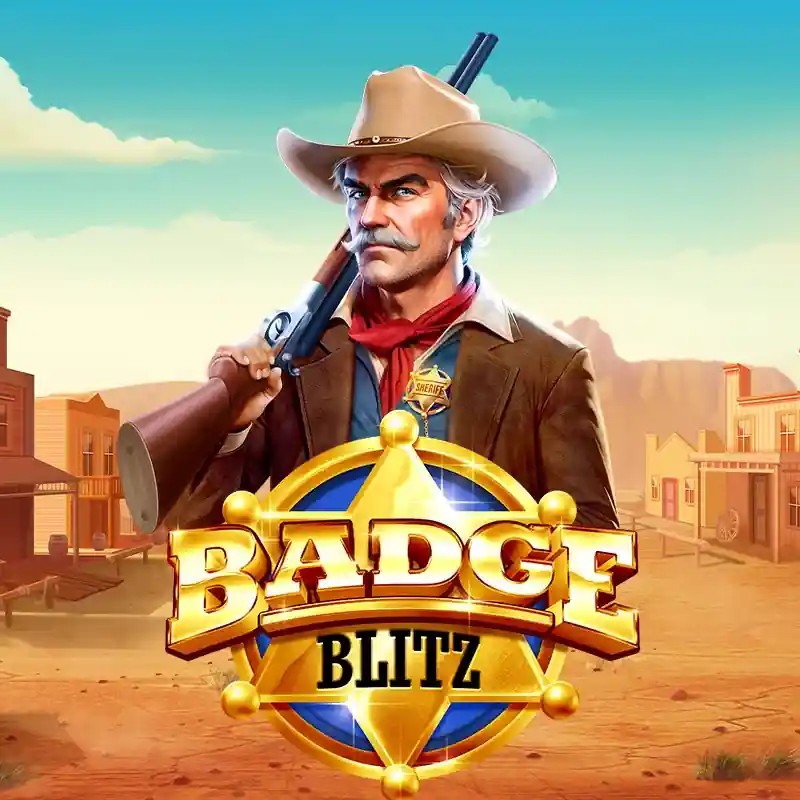 Official Slots logo: Badge Blitz by Pragmatic Play at Vicibet Casino
