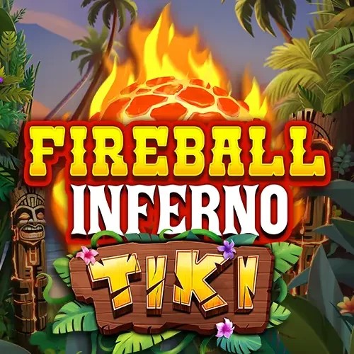 Fireball Inferno Tiki slot visual from NetEnt available on vicibetcasinoo.com
