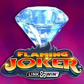 Flaming Joker Link and Win logo by Barstruck at Vicibet Casino