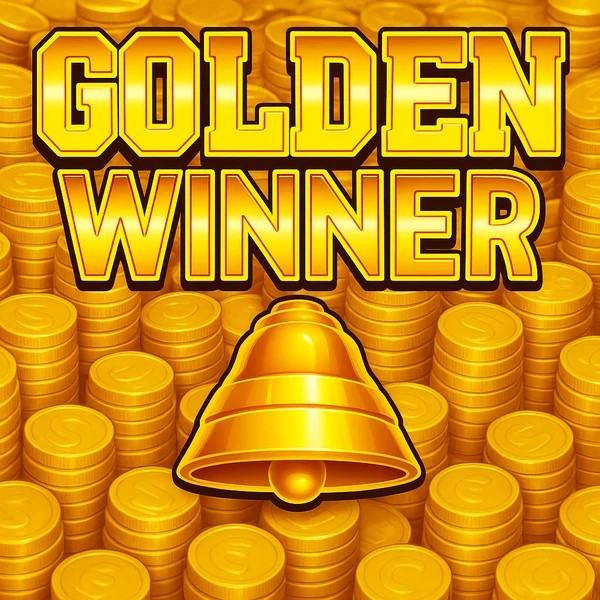 Golden Winner online game logo by Inspired Gaming on vicibetcasinoo.com
