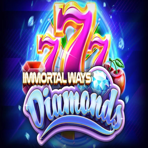 Immortal Ways Diamonds slot logo by RubyPlay at Vicibet Casino